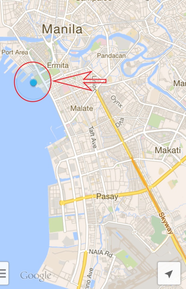 Manila Ocean Park location map